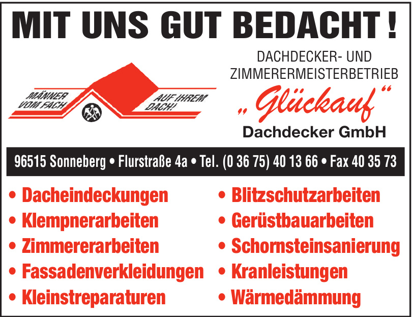 „Glückauf“ Dachdecker GmbH „Glückauf“ Dachdecker GmbH