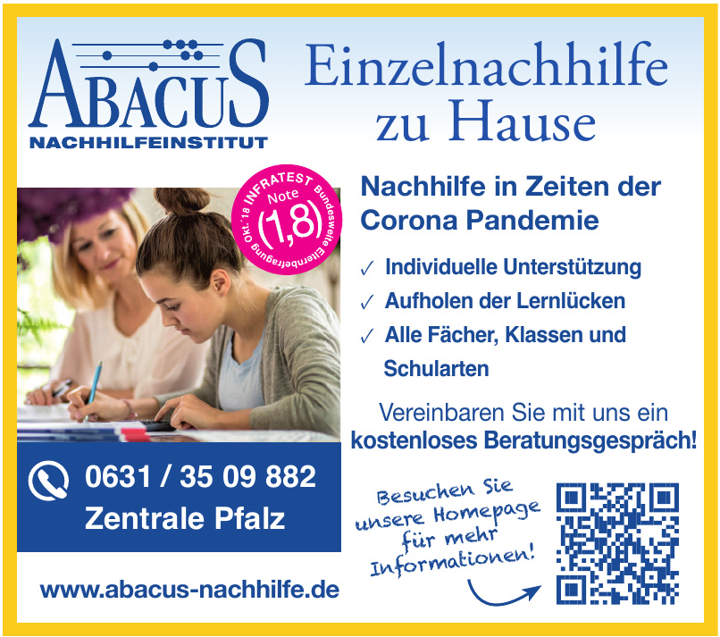 Abacus Nachhilfeinstitut - Zentrale Pfalz