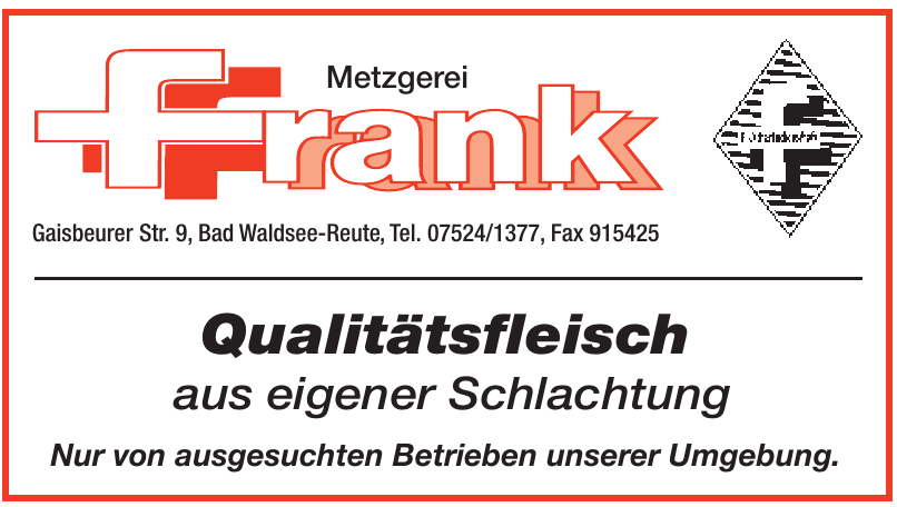 Metzgerei Frank Metzgerei Frank