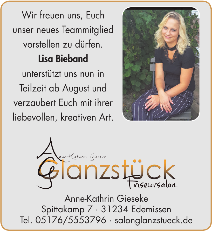 Salon Glanzstück - Anne-Kathrin Gieseke Salon Glanzstück - Anne-Kathrin Gieseke