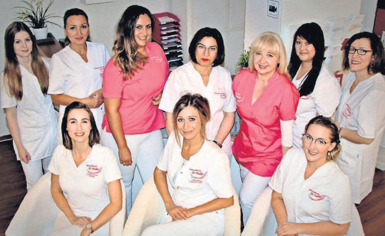 Das Podologie- und Kosmetikteam von Dr. Stedler. Das Podologie- und Kosmetikteam von Dr. Stedler.