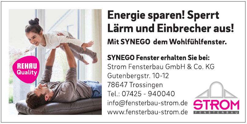 Strom Fensterbau GmbH & Co. KG Strom Fensterbau GmbH & Co. KG