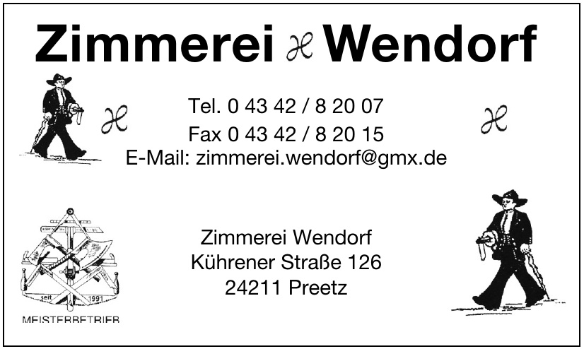 Zimmerei & Wendorf
