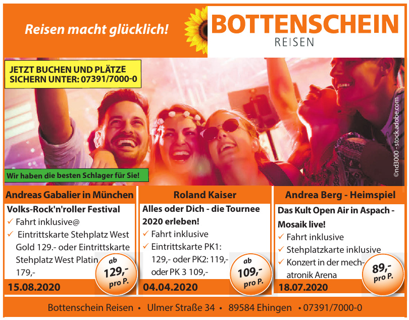 Bottenschein Reisen Bottenschein Reisen
