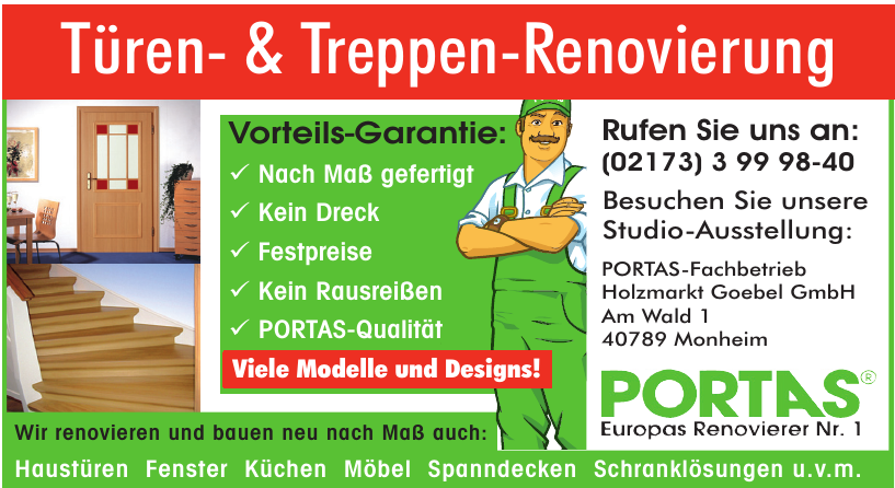 Portas - Holmarkt Goebel GmbH Portas - Holmarkt Goebel GmbH