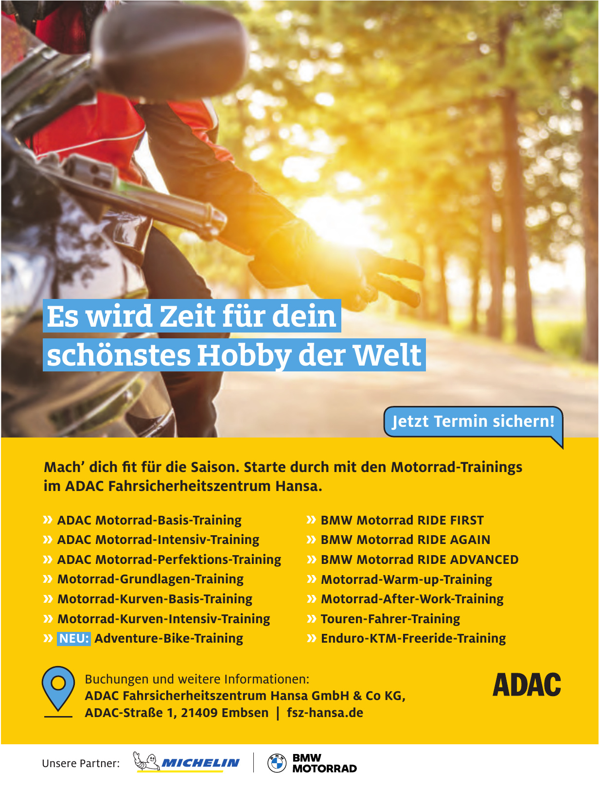 ADAC Fahrsicherheitszentrum Hansa GmbH & Co KG ADAC Fahrsicherheitszentrum Hansa GmbH & Co KG