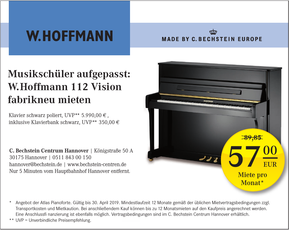 C. Bechstein Centrum Hannover C. Bechstein Centrum Hannover