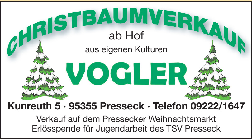 Christbaumverkauf Vogler Christbaumverkauf Vogler