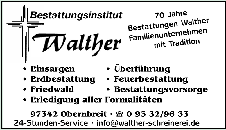 Bestattungsinstitut Walther Bestattungsinstitut Walther