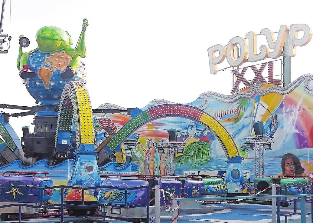 Wurde von vielen vermisst: Der Polyp kommt in der XXL-Version zurück auf den Wurstmarkt.FOTO: LAI Wurde von vielen vermisst: Der Polyp kommt in der XXL-Version zurück auf den Wurstmarkt.FOTO: LAI