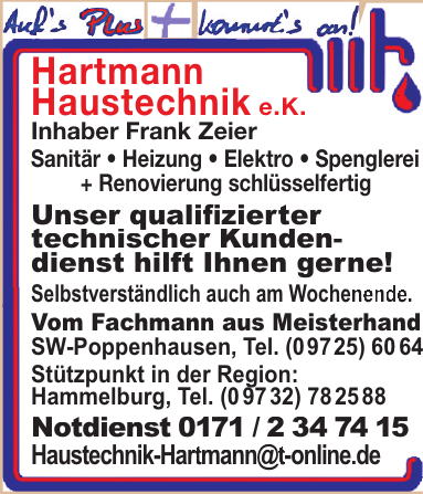 Hartmann Haustechnik e.K. Hartmann Haustechnik e.K.