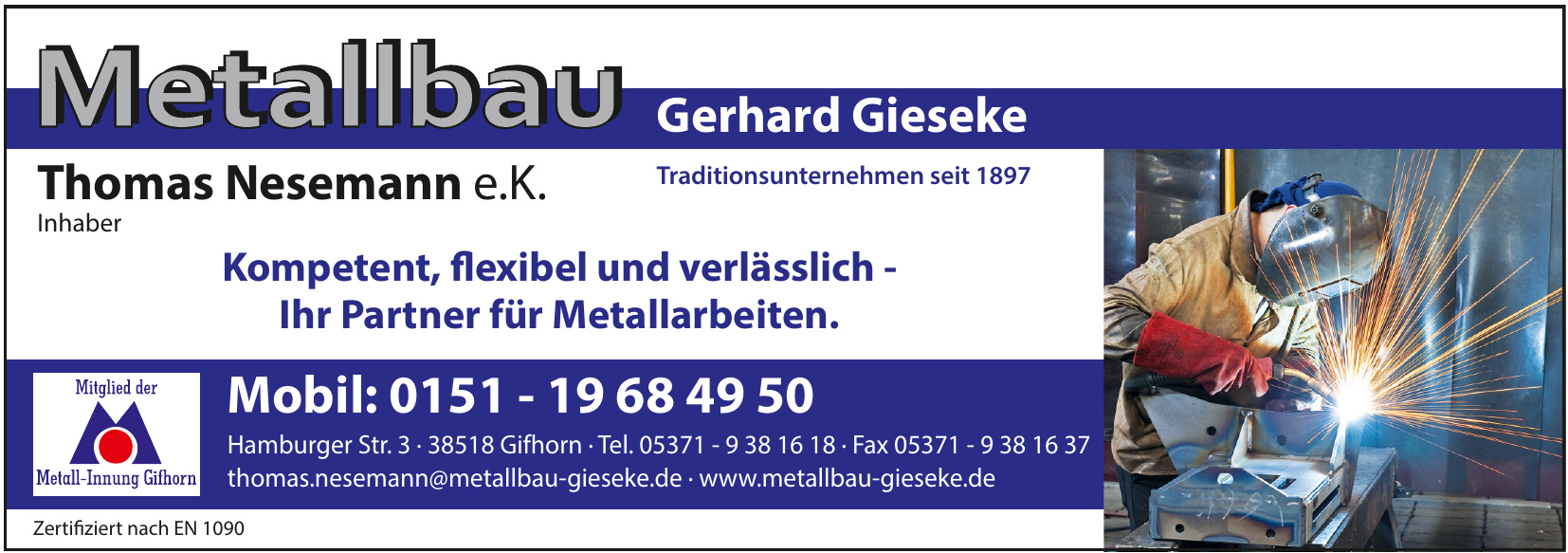Metallbau Gerhard Gieseke Metallbau Gerhard Gieseke