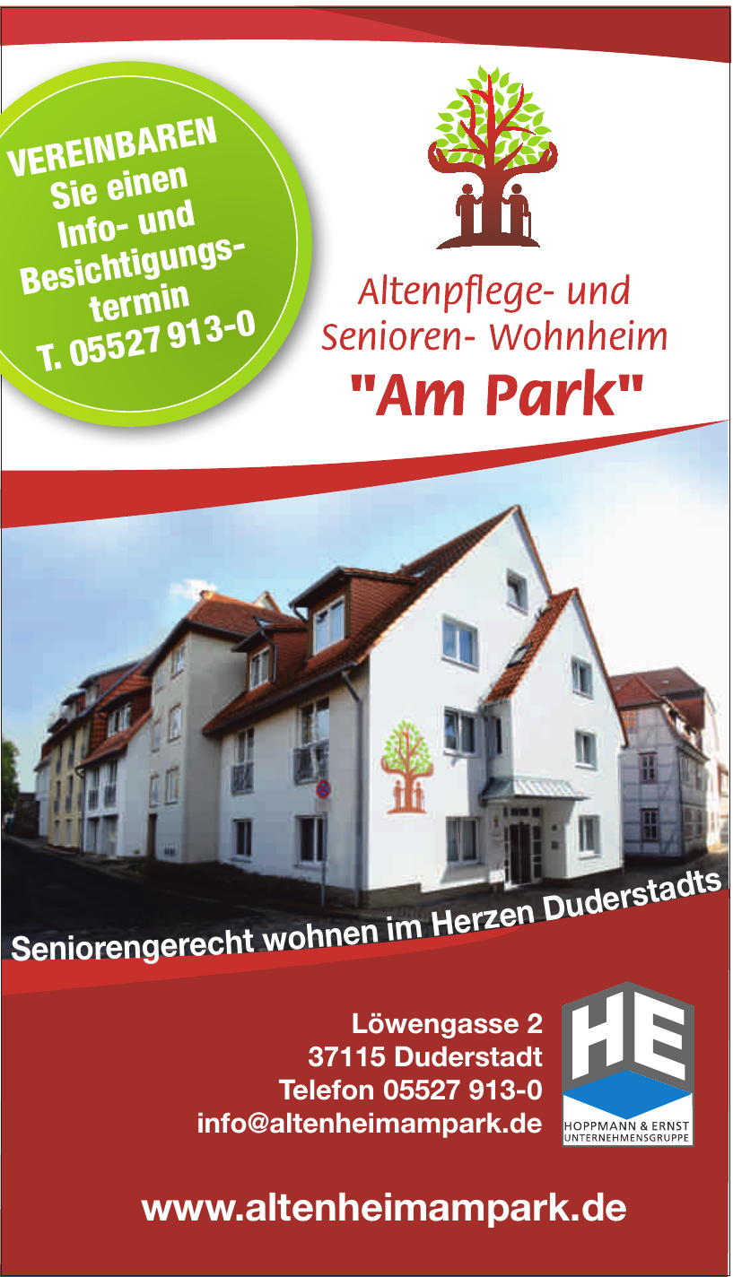 Haus “Am Park“ Haus “Am Park“