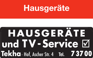 Tekha Hausgeräte Service Tekha Hausgeräte Service