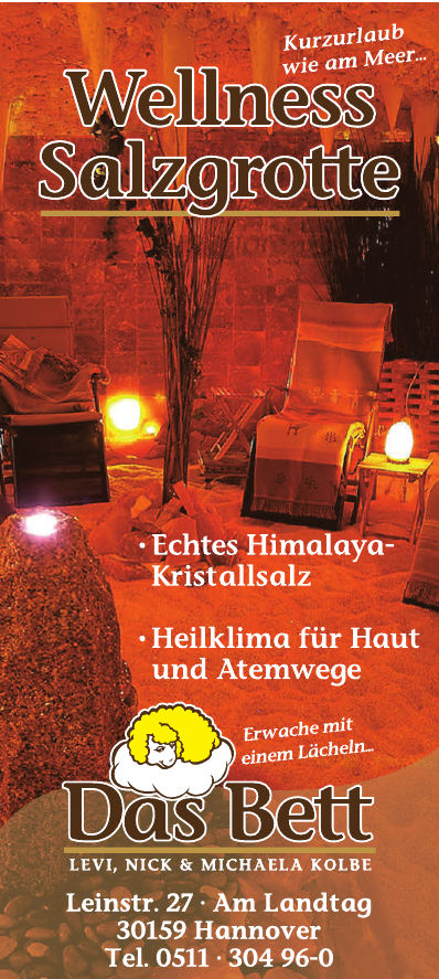 Wellnes Salzgrotte Das Bett Wellnes Salzgrotte Das Bett