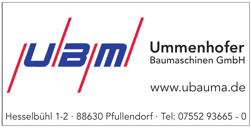 Ummenhofer Baumaschinen GmbH Ummenhofer Baumaschinen GmbH