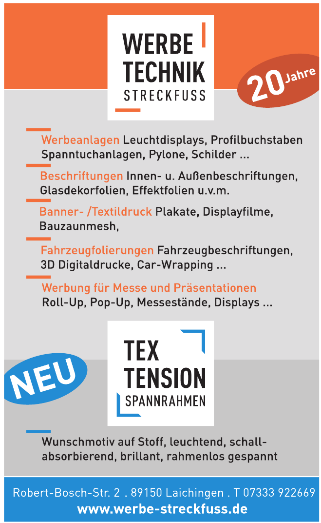 Intensivpflegedienst Lebenswert GmbH Werbe Technik Streckfuss