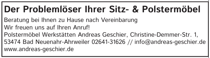 Polstermöbel Werkstätten Andreas Geschier Polstermöbel Werkstätten Andreas Geschier