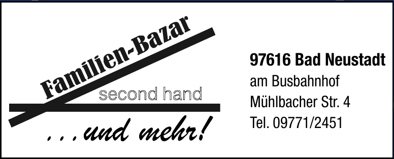 Familien-Bazar Familien-Bazar