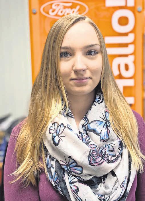 Wenn schon, denn schon: Jenny Schröder war das einzige Mädchen und sogar die Prüfungsbeste. Foto: hfr Wenn schon, denn schon: Jenny Schröder war das einzige Mädchen und sogar die Prüfungsbeste. Foto: hfr