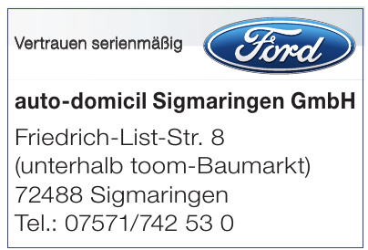 auto-domicil Sigmaringen GmbH auto-domicil Sigmaringen GmbH