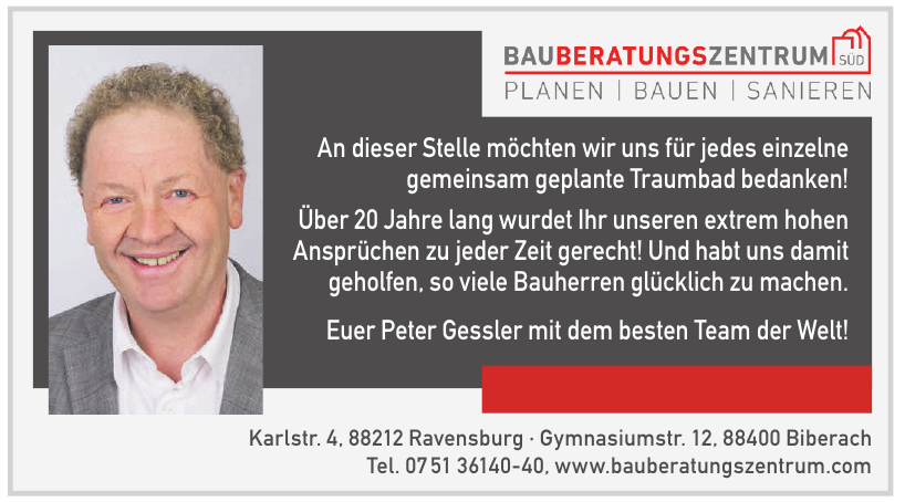 Bauberatungszentrum Süd GmbH & Co. KG Bauberatungszentrum Süd GmbH & Co. KG