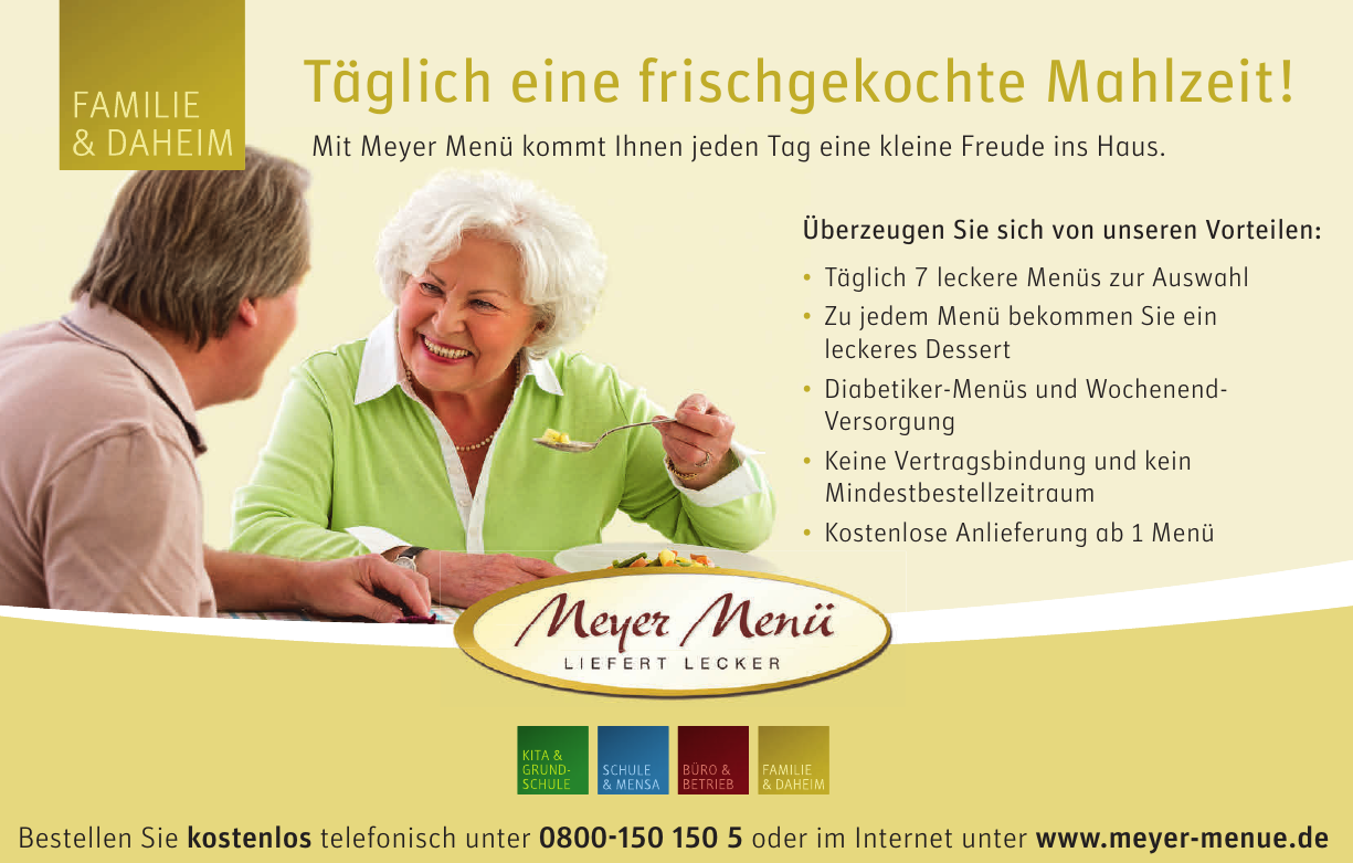 Meyer Menü Liefert Lecker Meyer Menü Liefert Lecker
