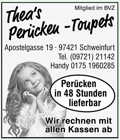 Thea‘s Perücken -Toupets Thea‘s Perücken -Toupets