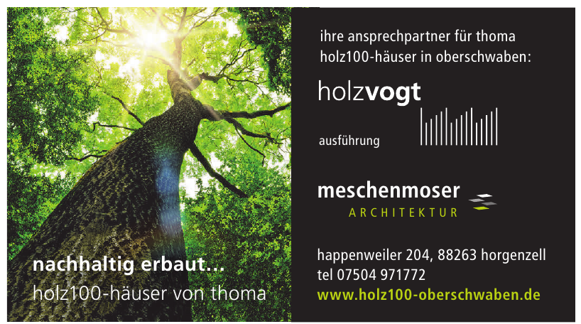 Holzvogt Meschenmoser Architektur Holzvogt Meschenmoser Architektur