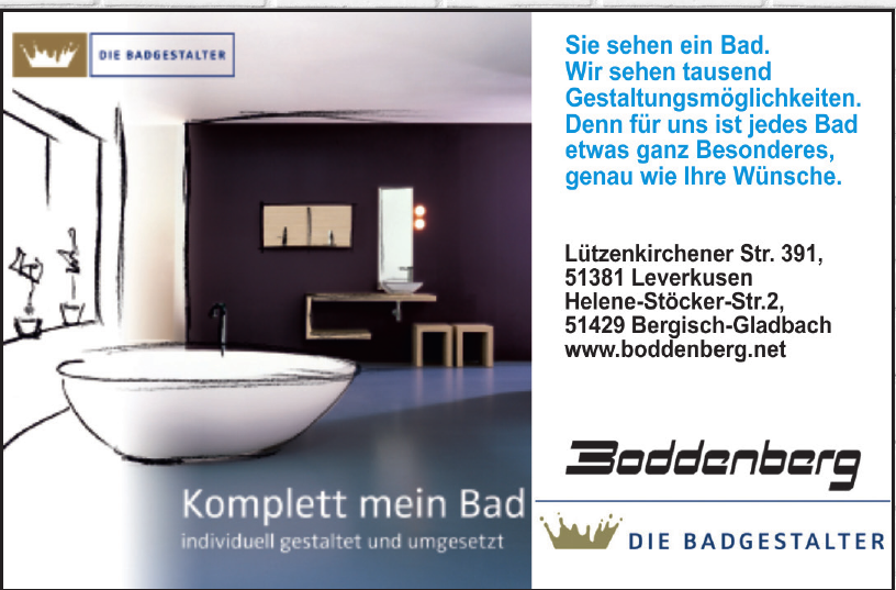 Boddenberg – Bad-Design und Heizungstechnik Boddenberg – Bad-Design und Heizungstechnik
