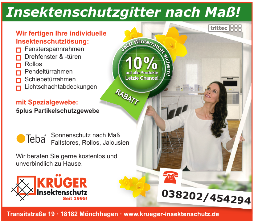 Krüger Insektenschutz Krüger Insektenschutz