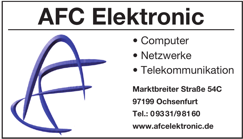 AFC Elektronic AFC Elektronic