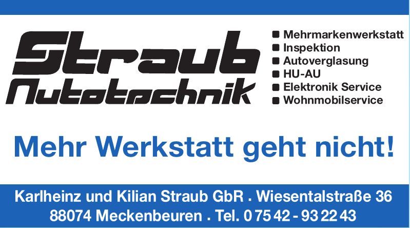 Karlheinz und Kilian Straub GbR Karlheinz und Kilian Straub GbR