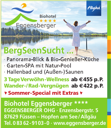 Biohotel Eggensberger Eggensberger OHG Biohotel Eggensberger Eggensberger OHG