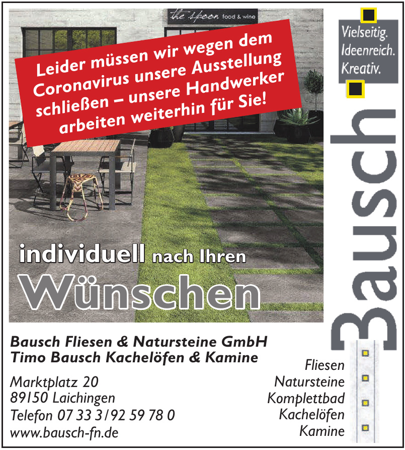 Bausch Fliesen u. Natursteine GmbH Bausch Fliesen u. Natursteine GmbH