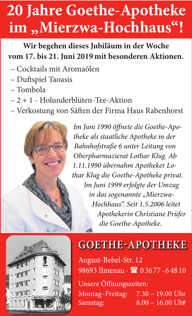 Goethe-Apotheke Goethe-Apotheke