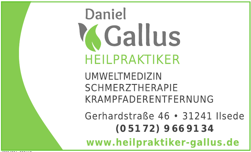 Daniel Gallus Heilpraktiker Daniel Gallus Heilpraktiker