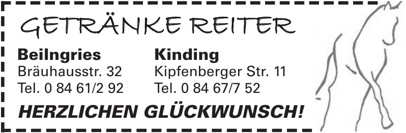 Getränke Reiter Getränke Reiter