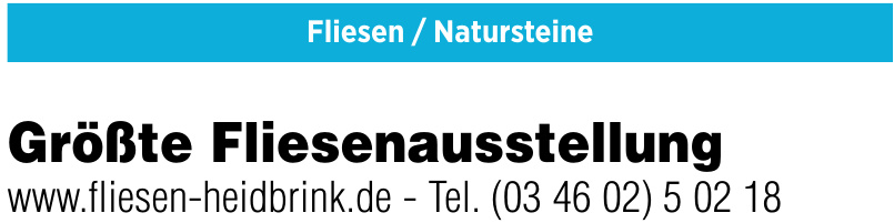 Fliesen Heidbrink Fliesen Heidbrink Unternehmensprofil Mitteldeutsche Zeitung