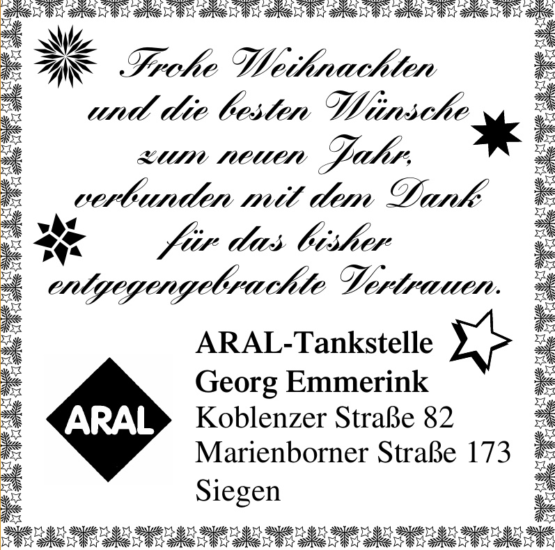 ARAL-Tankstelle Georg Emmerink ARAL-Tankstelle Georg Emmerink