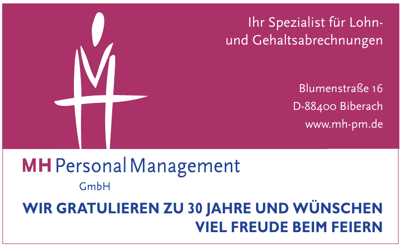MH Personal Management GmbH MH Personal Management GmbH