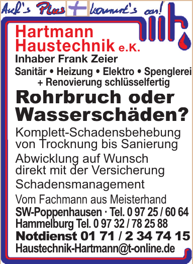 Hartmann Haustechnik e.K. Hartmann Haustechnik e.K.