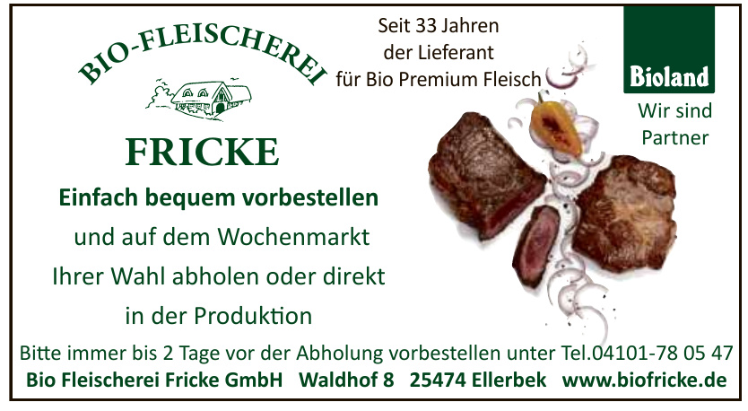 Bio Fleischerei Fricke GmbH