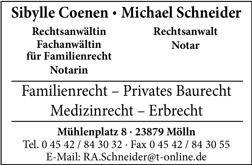 Sibylle Coenen . Michael Schneider Sibylle Coenen . Michael Schneider