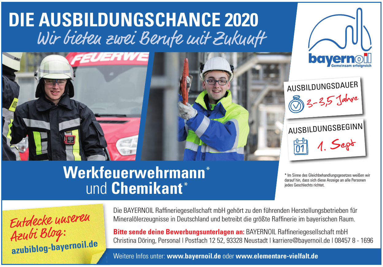 Bayernoil Raffineriegesellschaft mbH Bayernoil Raffineriegesellschaft mbH