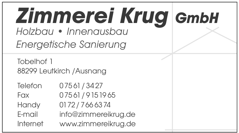 Zimmerei Krug GmbH Zimmerei Krug GmbH
