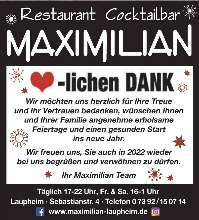Café Restaurant Bar Maximilian