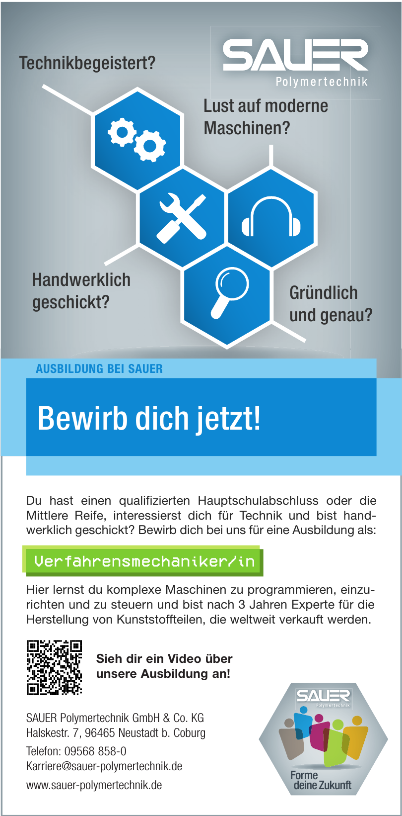 SAUER Polymertechnik GmbH & Co. KG SAUER Polymertechnik GmbH & Co. KG