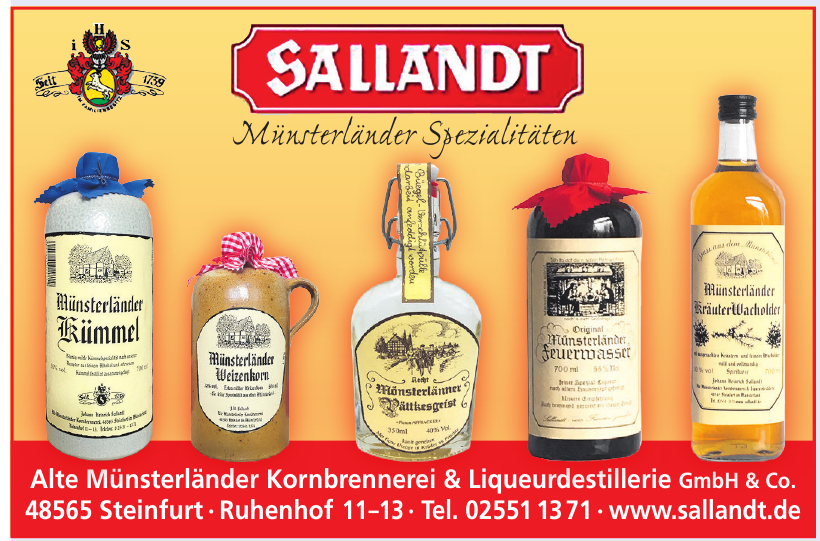 Alte Münsterländer Kornbrennerei & Liqueurdistillerie GmbH & Co. Alte Münsterländer Kornbrennerei & Liqueurdistillerie GmbH & Co.