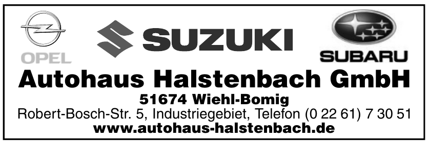 Autohaus Halstenbach GmbH Autohaus Halstenbach GmbH